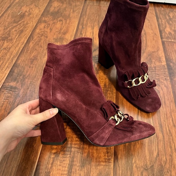 Stuart weitzman ringleader suede ankle boots - Picture 3 of 7